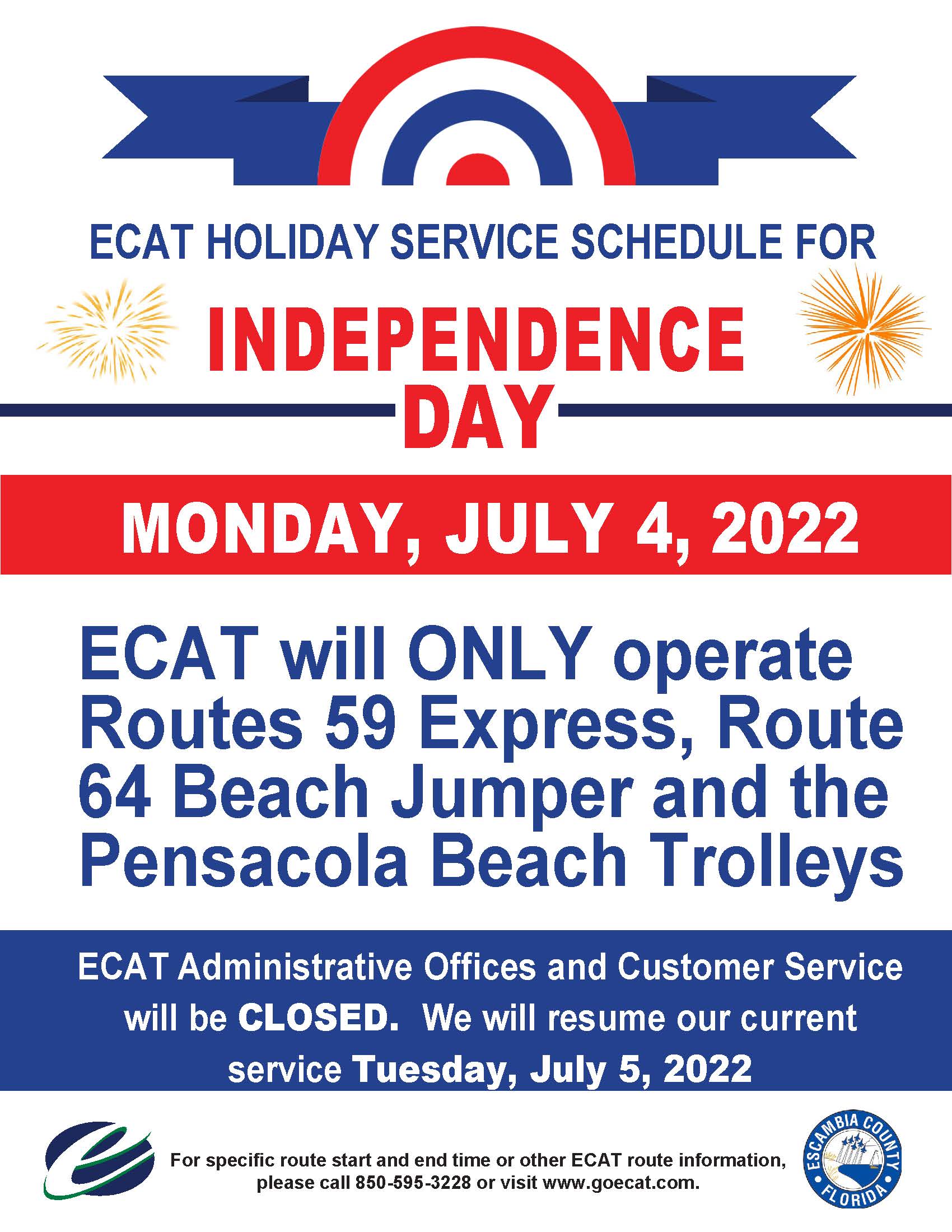 Independence Day Closures