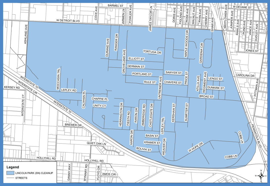 Lincoln Park Neighborhood Cleanup Map Lincoln Park Neighborhood Cleanup Map