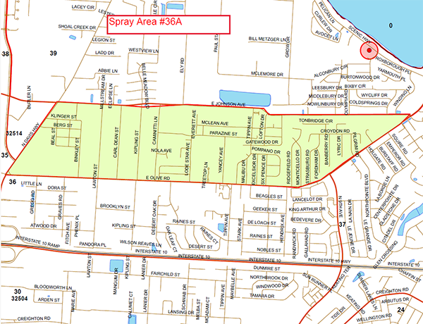 Spray Area 36A Map