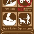 Flatwoods Footpath Sign